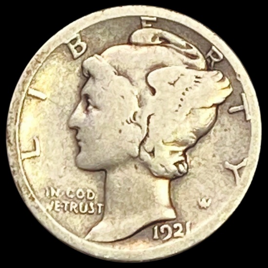 1921 Mercury Dime NICELY CIRCULATED