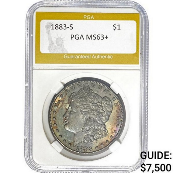 1883-S Morgan Dollar MS63+ SILVER