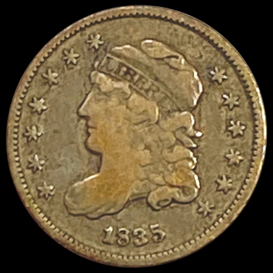 1835 Capped Bust Half Dime NICELY CIRCULATED
