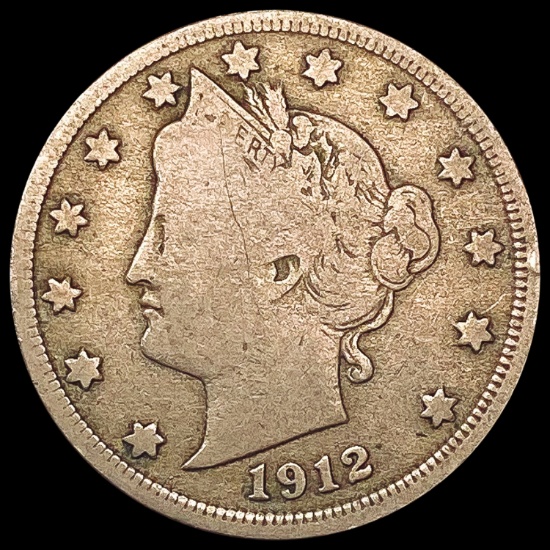 1912-S Liberty Victory Nickel NICELY CIRCULATED