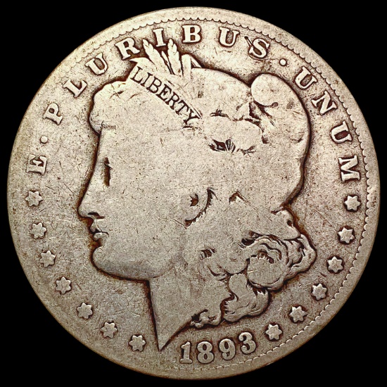 1893-CC Morgan Silver Dollar NICELY CIRCULATED