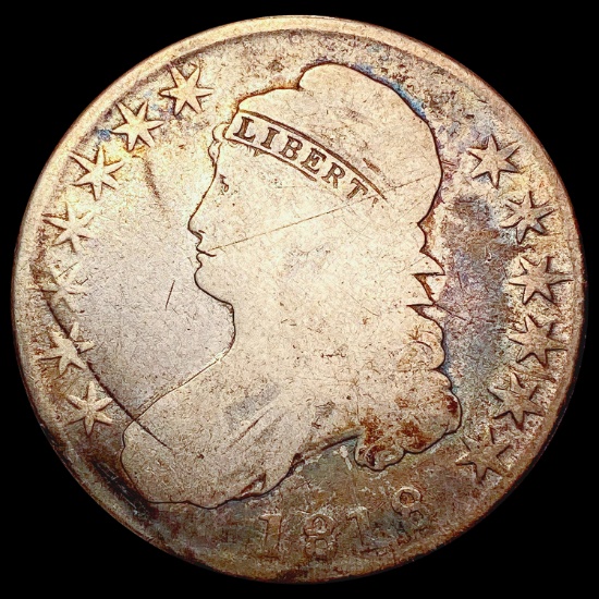 1818 Capped Bust Half Dollar NICELY CIRCULATED