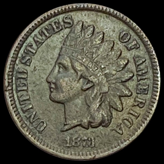 1873 Indian Head Cent NEARLY UNCIRCULATED