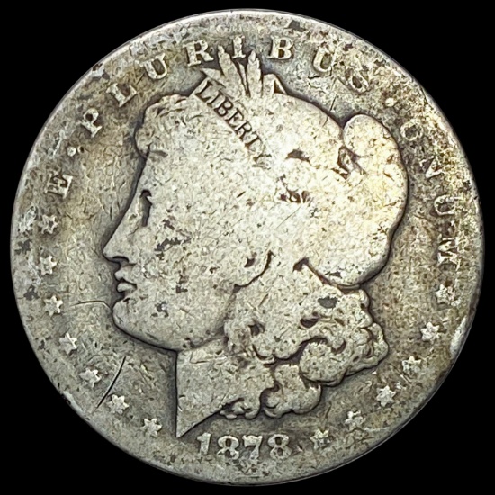 1878-CC Morgan Silver Dollar LIGHTLY CIRCULATED