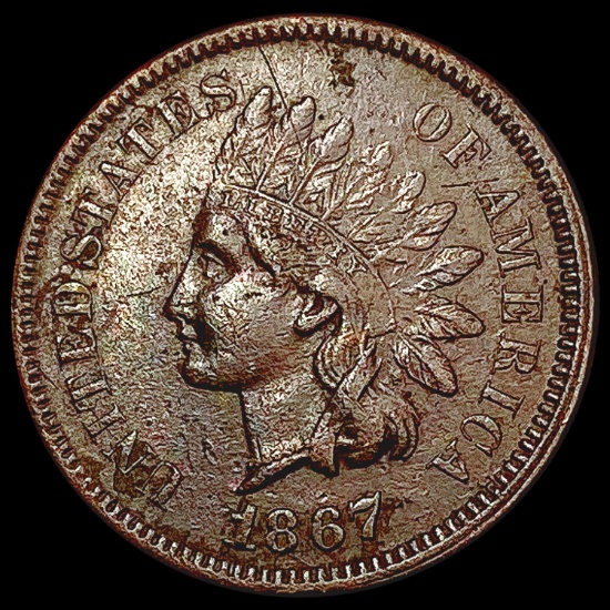 1867 Indian Head Cent CLOSELY UNCIRCULATED