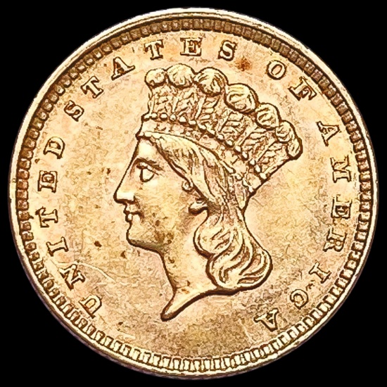 1857 Rare Gold Dollar UNCIRCULATED