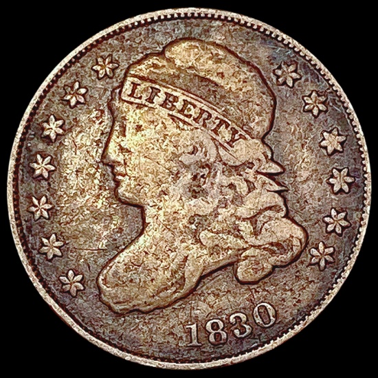 1830 Capped Bust Dime NICELY CIRCULATED
