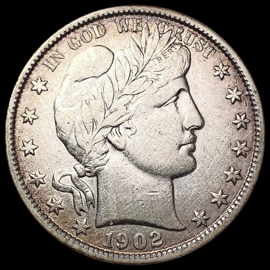 1902 Barber Half Dollar CLOSELY UNCIRCULATED