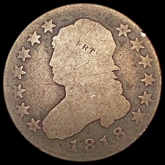 1818 Capped Bust Quarter NICELY CIRCULATED