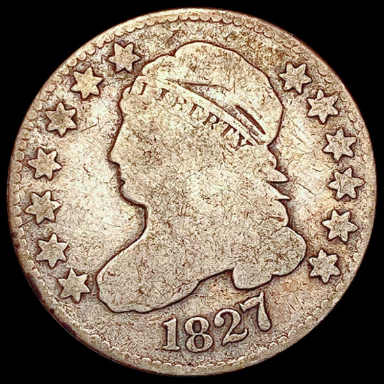 1827 Capped Bust Dime NICELY CIRCULATED