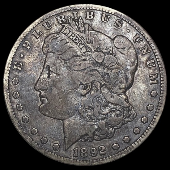 1892-S Morgan Silver Dollar LIGHTLY CIRCULATED