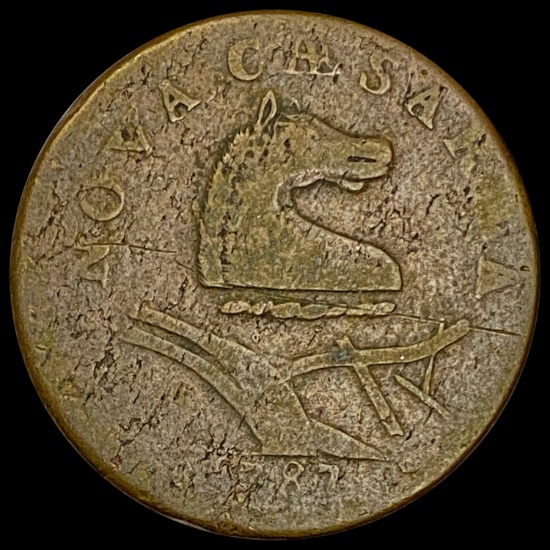 1787 New Jersey Copper Coin LIGHTLY CIRCULATED