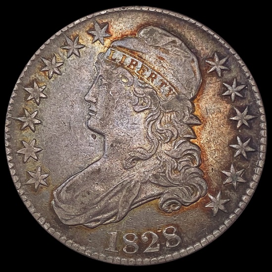 1828 Capped Bust Half Dollar LIGHTLY CIRCULATED LIGHTLY CIRCULATED
