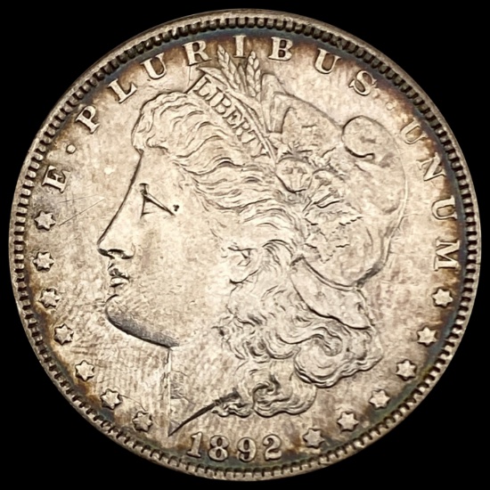 1892-S Morgan Silver Dollar CLOSELY UNCIRCULATED CLOSELY UNCIRCULATED