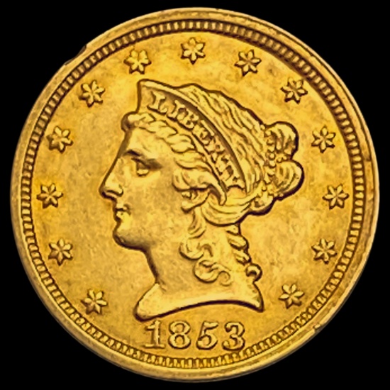 1853 Liberty Head Quarter Eagle UNCIRCULATED UNCIRCULATED
