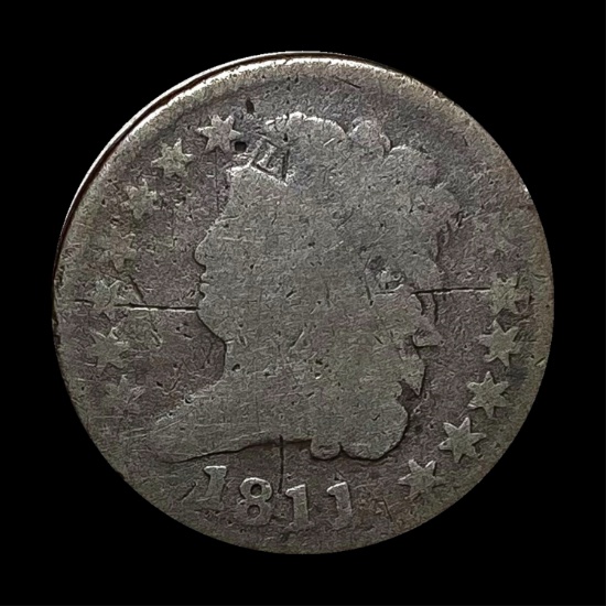 1811 Classic Head Half Cent NICELY CIRCULATED