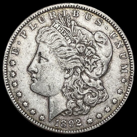 1892 Morgan Silver Dollar NEARLY UNCIRCULATED NEARLY UNCIRCULATED