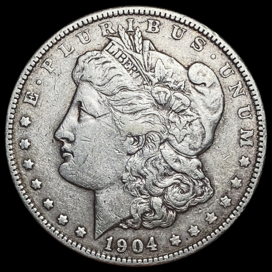 1904 Morgan Silver Dollar CLOSELY UNCIRCULATED CLOSELY UNCIRCULATED