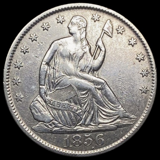 1856-O Seated Liberty Half Dollar NEARLY UNCIRCULATED NEARLY UNCIRCULATED
