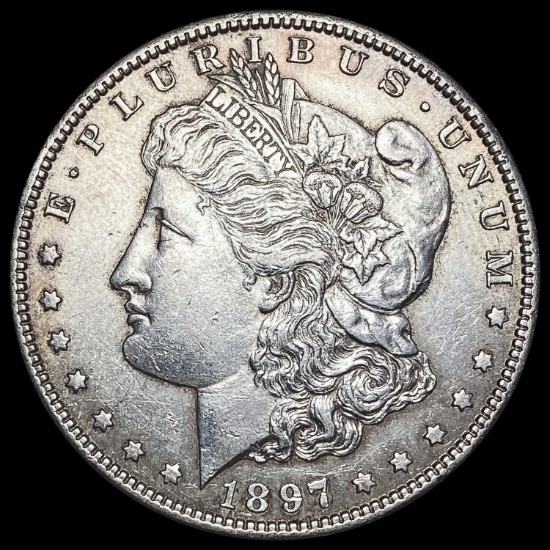 1897-S Morgan Silver Dollar CLOSELY UNCIRCULATED CLOSELY UNCIRCULATED