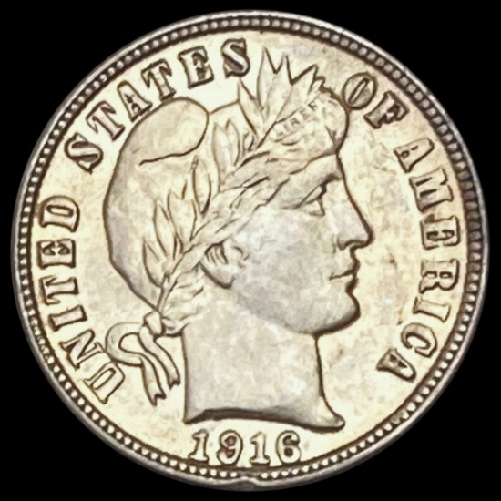 1916 Barber Dime UNCIRCULATED