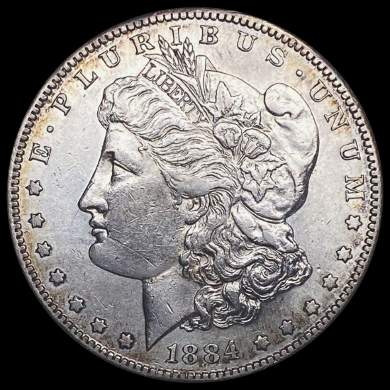 1884-S Morgan Silver Dollar CLOSELY UNCIRCULATED CLOSELY UNCIRCULATED