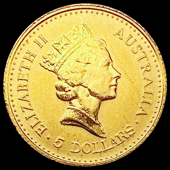 1990 1990 Australia 1/20oz Gold Kangaroo GEM PROOF GEM PROOF