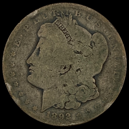 1892-CC Morgan Silver Dollar NICELY CIRCULATED NICELY CIRCULATED