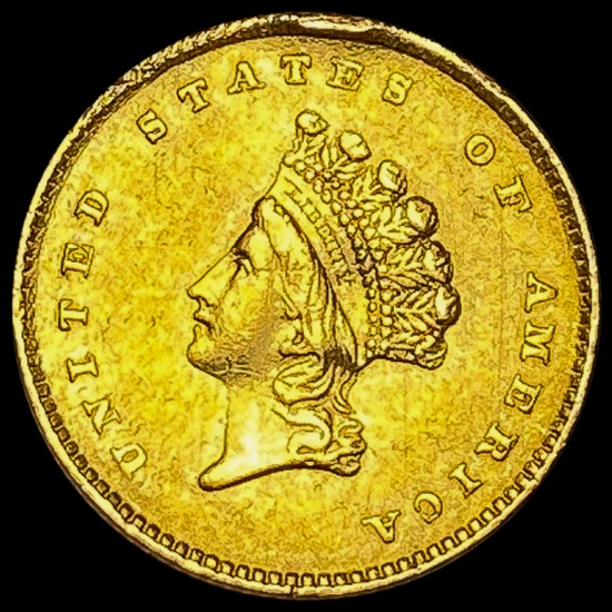 1854 $1 Gold Dollar HIGH GRADE LIGHTLY CIRCULATED