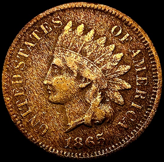 1865 Indian Head Cent LIGHTLY CIRCULATED