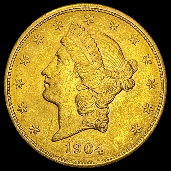 1904 Liberty Head $20 Double Eagle UNCIRCULATED UNCIRCULATED