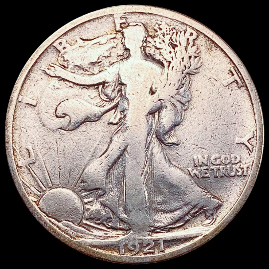 1921-S Walking Liberty Half Dollar NICELY CIRCULATED