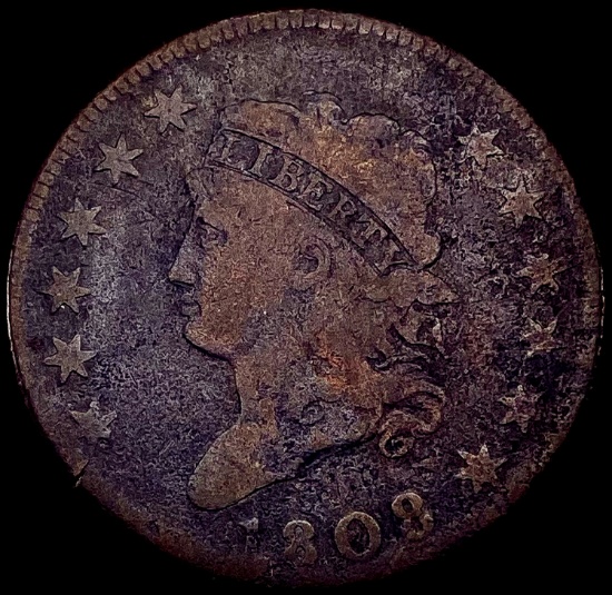 1808 Classic Head Large Cent NICELY CIRCULATED
