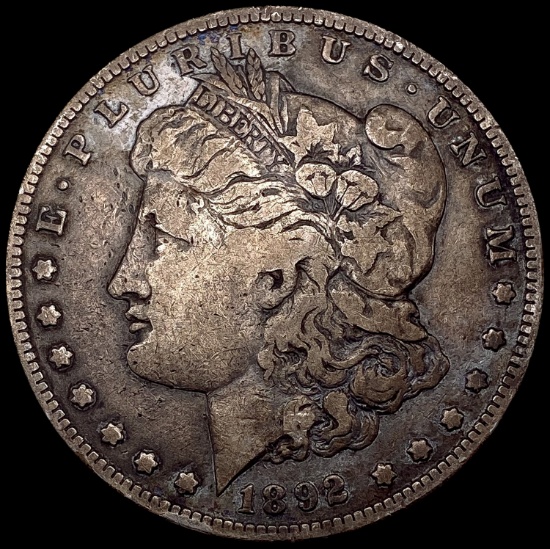 1892-S Morgan Silver Dollar LIGHTLY CIRCULATED