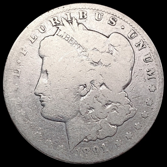 1891-CC Morgan Silver Dollar NICELY CIRCULATED