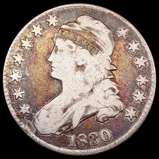 1830 Capped Bust Half Dollar NICELY CIRCULATED