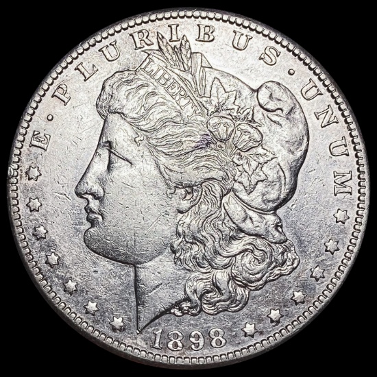 1898-S Morgan Silver Dollar CLOSELY UNCIRCULATED CLOSELY UNCIRCULATED