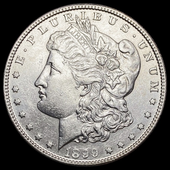 1899-S Morgan Silver Dollar CHOICE AU