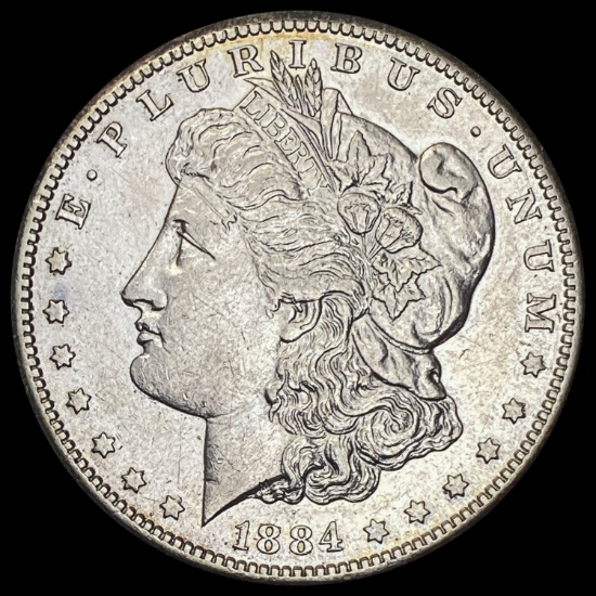 1884-S Morgan Silver Dollar CLOSELY UNCIRCULATED CLOSELY UNCIRCULATED