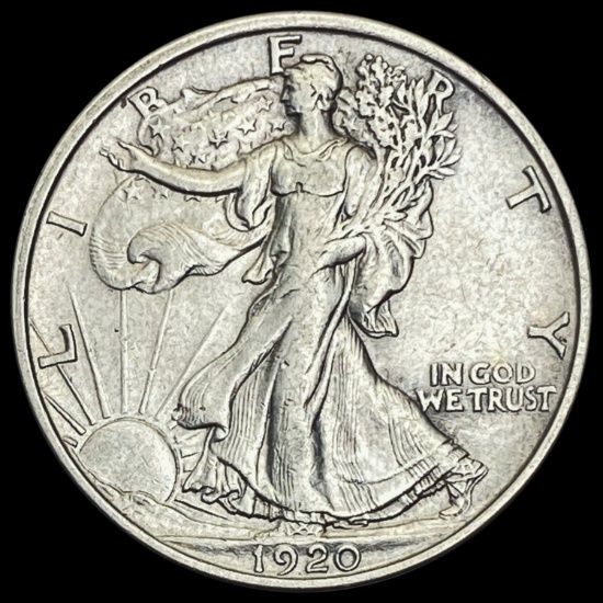 1920 Walking Liberty Half Dollar CLOSELY UNCIRCULATED CLOSELY UNCIRCULATED