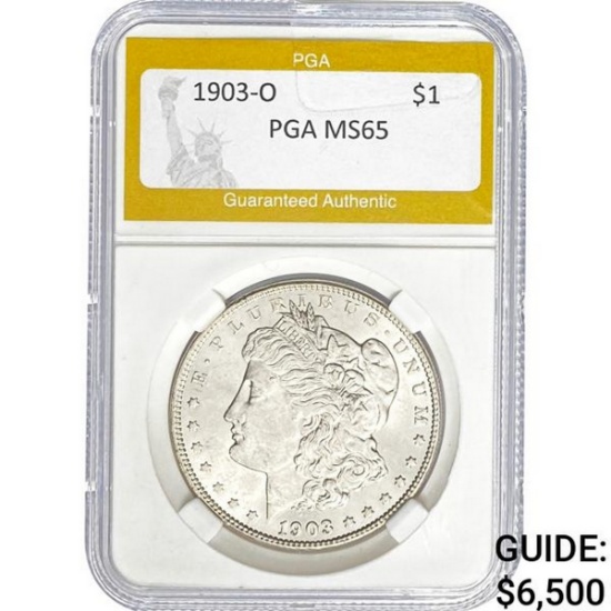 1903-O Morgan Silver Dollar PGA MS65