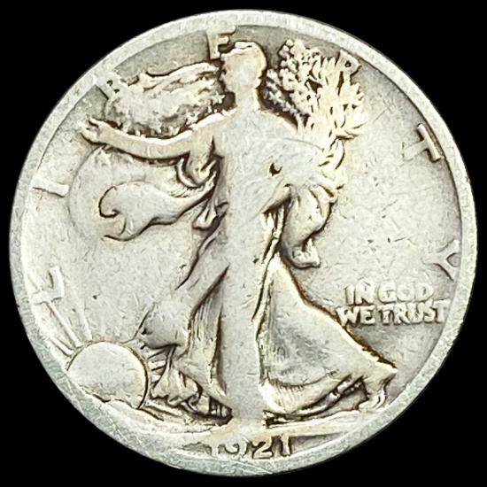 1921-D Walking Liberty Half Dollar NICELY CIRCULATED