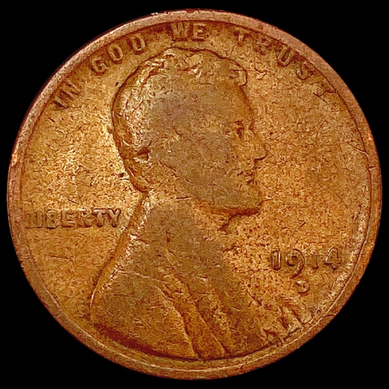 1914-D Wheat Cent LIGHTLY CIRCULATED