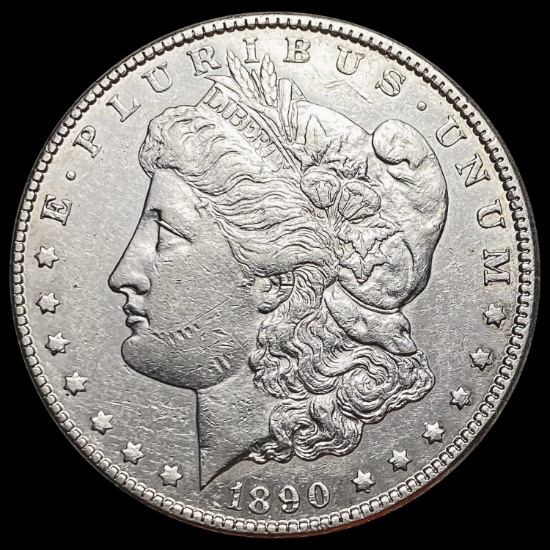 1890-CC Morgan Silver Dollar CLOSELY UNCIRCULATED CLOSELY UNCIRCULATED