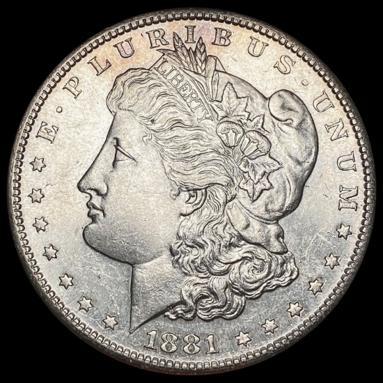 1881-S Morgan Silver Dollar GEM BU