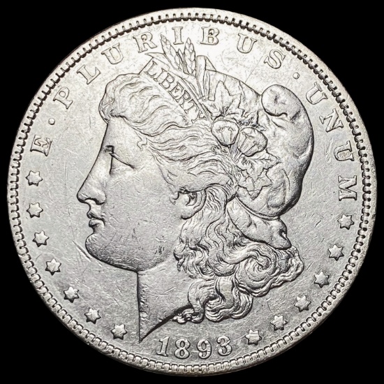 1893 Morgan Silver Dollar CLOSELY UNCIRCULATED