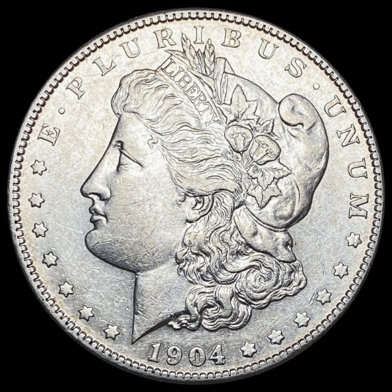 1904-S Morgan Silver Dollar CLOSELY UNCIRCULATED CLOSELY UNCIRCULATED