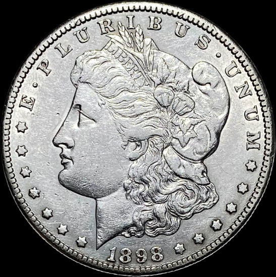 1898-S Silver Morgan Dollar CLOSELY UNCIRCULATED