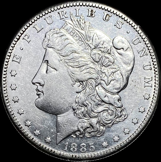 1885-S Silver Morgan Dollar CLOSELY UNCIRCULATED