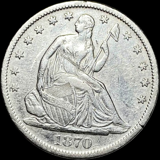 1870-S Silver Half Dollar HIGH GRADE